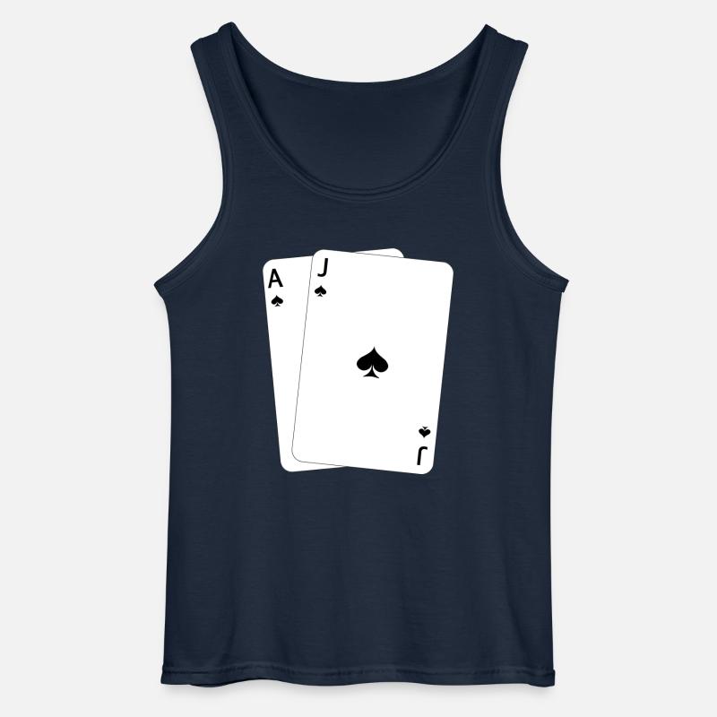 Blackjack AJ - Gildan Männer Tank Top - Navy