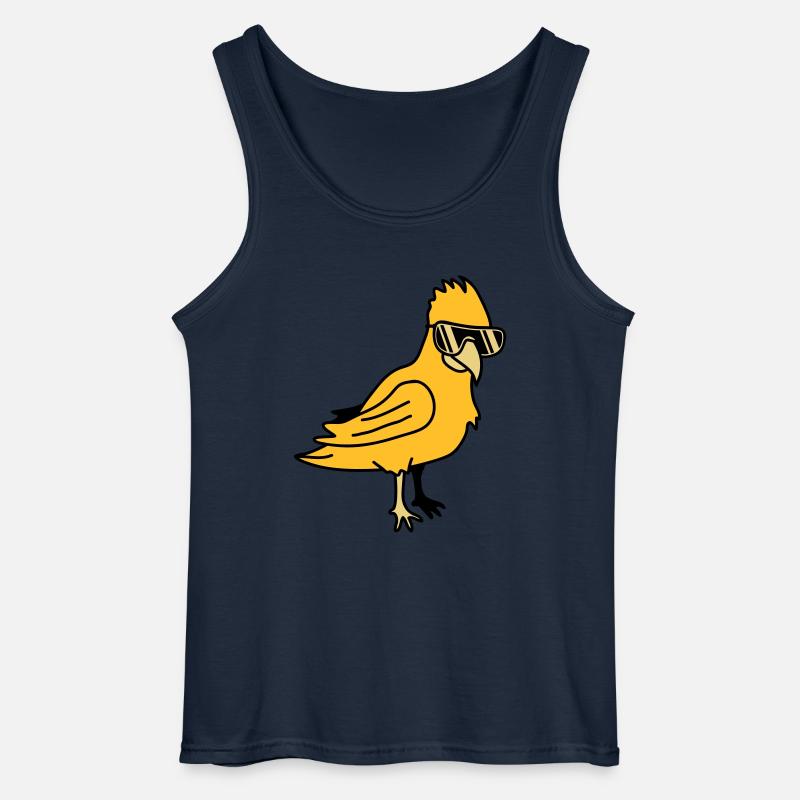 Cool Parrot Bird - Gildan Männer Tank Top - Navy