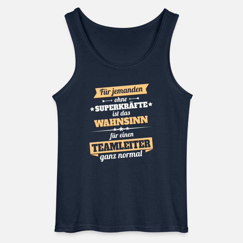 Teamleiter - Held - Gildan Männer Tank Top - Navy