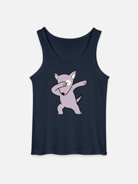dog dabbing 02 - Gildan Männer Tank Top - Navy
