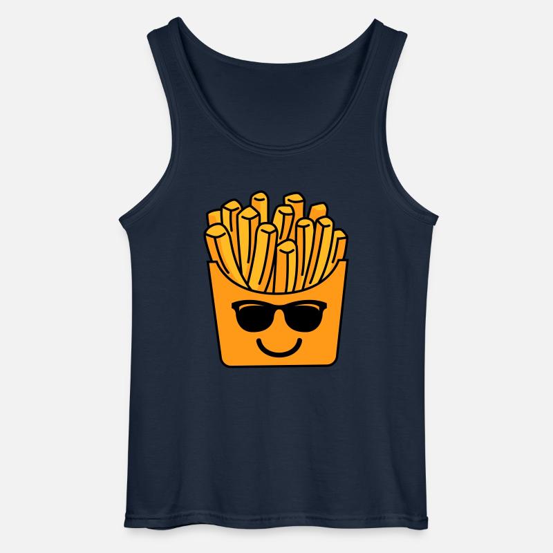 pommes cool - Gildan Männer Tank Top - Navy
