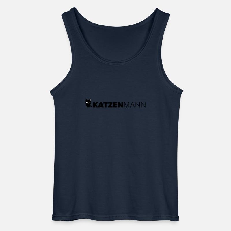 Katzenmann - Gildan Männer Tank Top - Navy