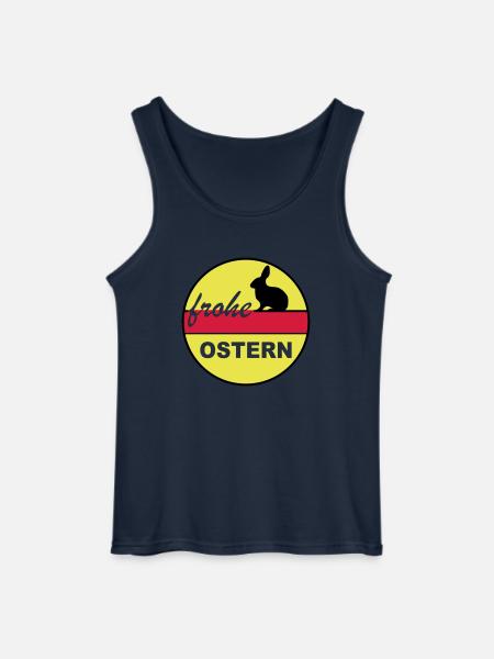Frohe Ostern 3c - Gildan Männer Tank Top - Navy