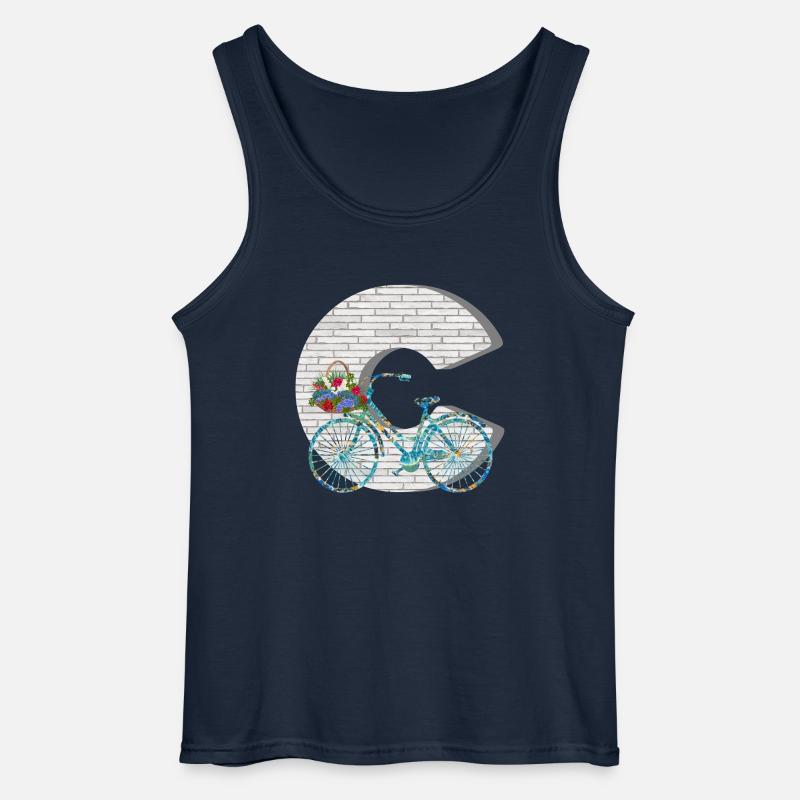 fahrrad e 100 c - Gildan Männer Tank Top - Navy