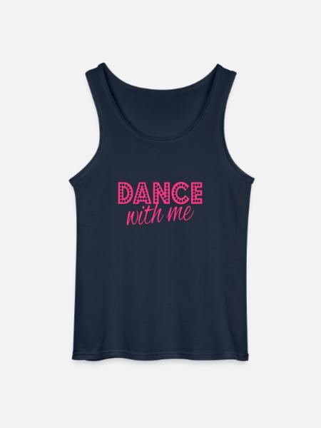 dance with me - Gildan Men’s Tank Top - navy
