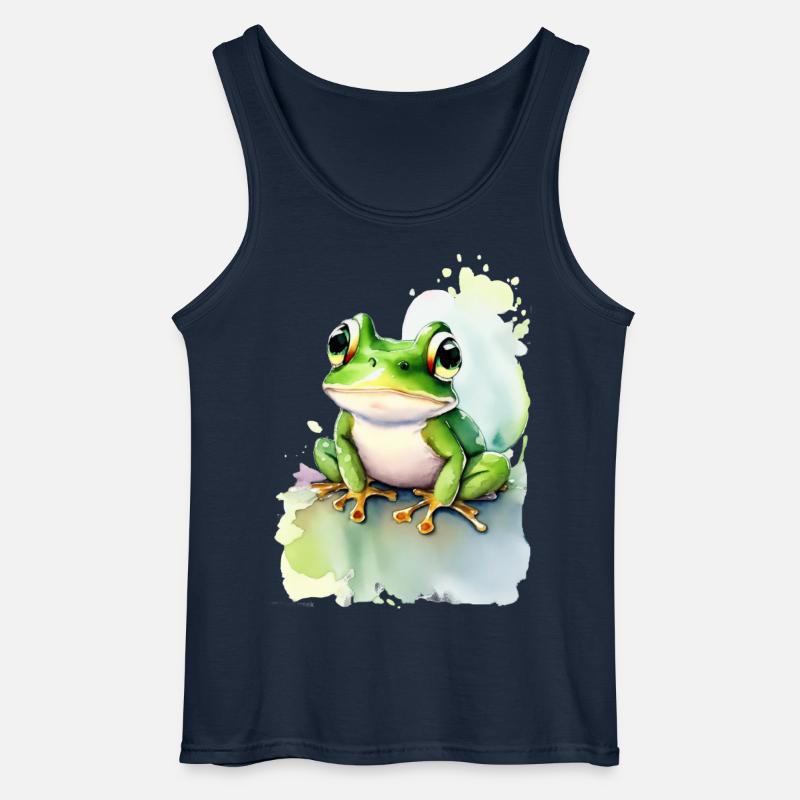 Frosch - Gildan Männer Tank Top - Navy