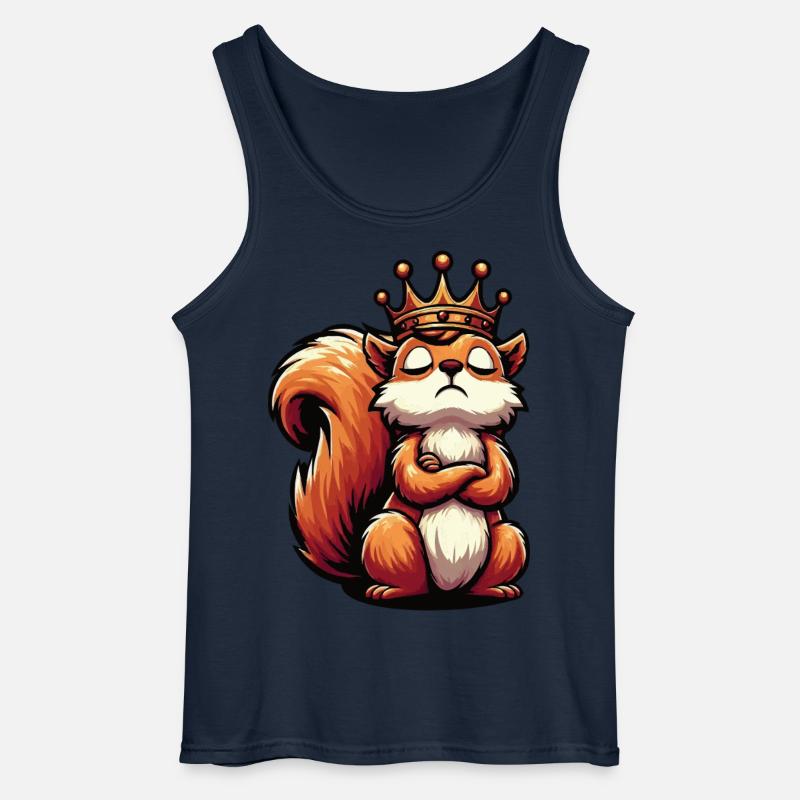Eichhörnchen Eichhorn Eichhörnchenliebhaber Nager - Gildan Männer Tank Top - Navy