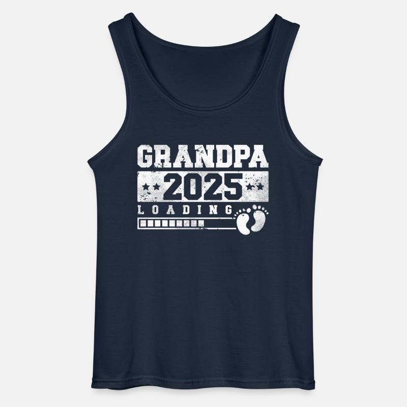 Opa 2025 loading - Gildan Männer Tank Top - Navy