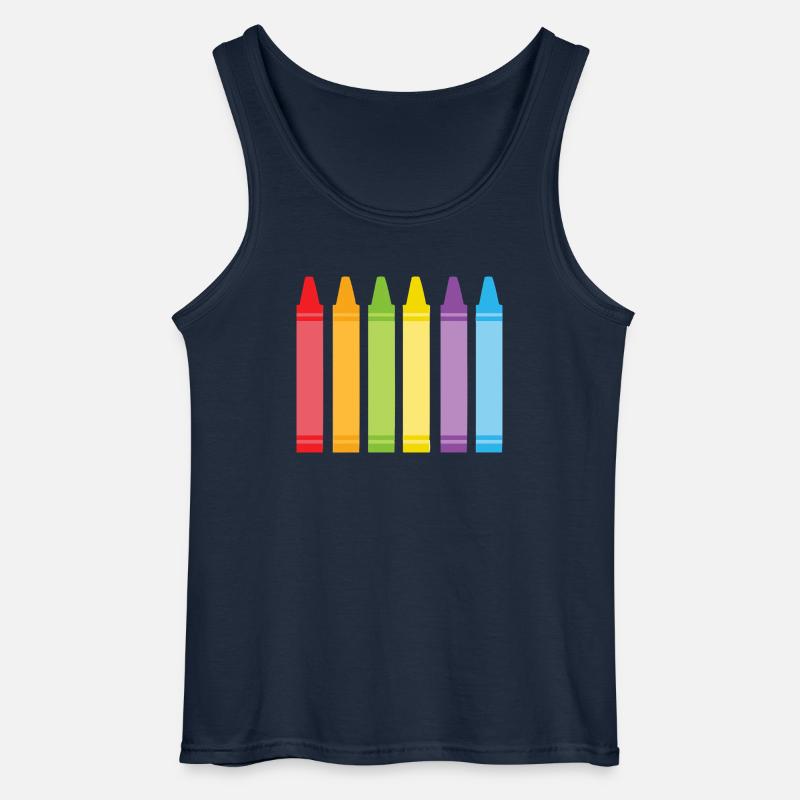Stifte - Gildan Männer Tank Top - Navy