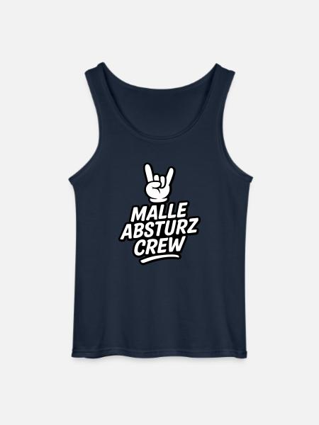 Malle Absturz Crew - Gildan Männer Tank Top - Navy