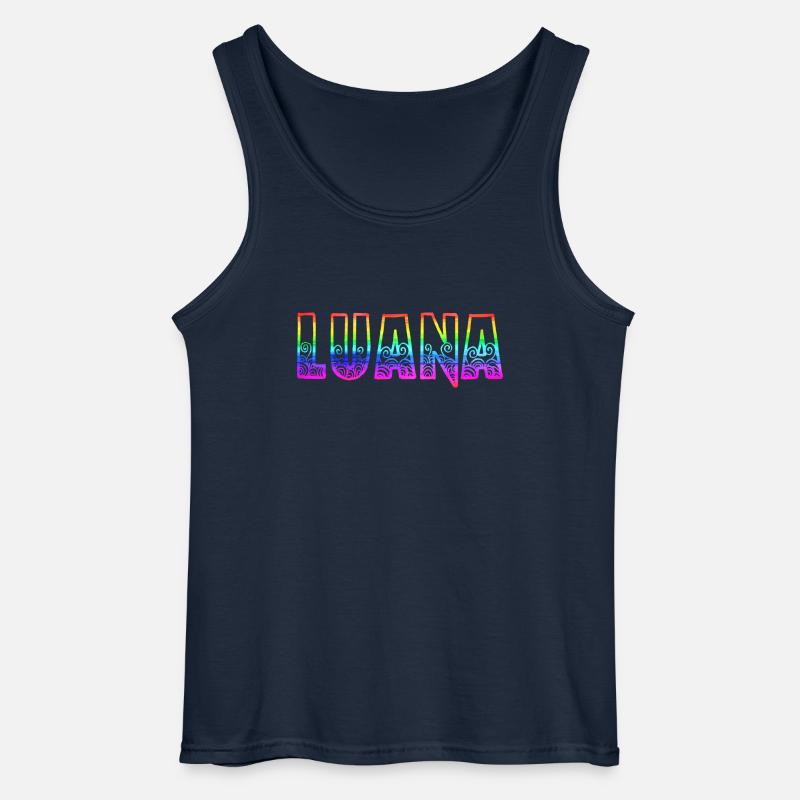 luana rs regenbogen - Gildan Männer Tank Top - Navy