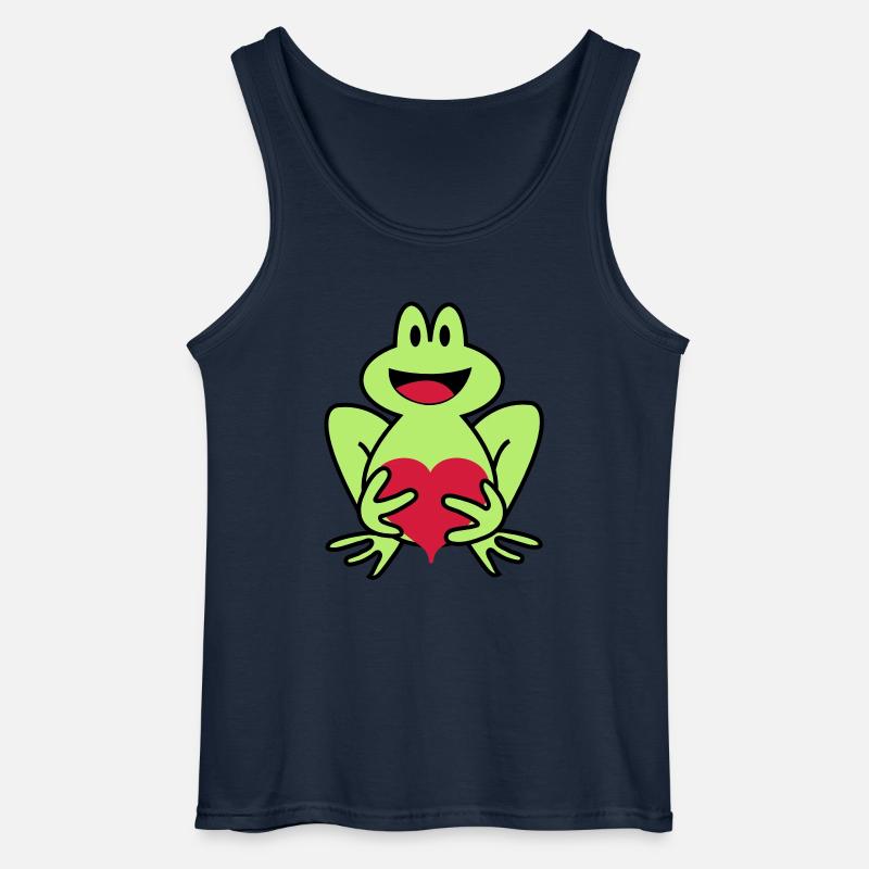 frosch - Gildan Männer Tank Top - Navy