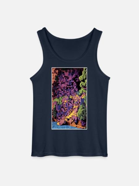 1990 Coast - Gildan Männer Tank Top - Navy