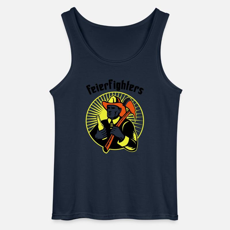 feierfighters - Gildan Männer Tank Top - Navy