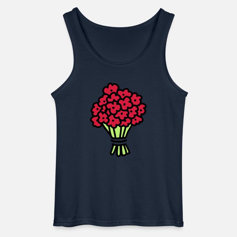 Blumenstrauß 3 - Gildan Männer Tank Top - Navy