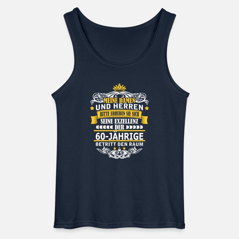 60-JÄHRIGE - Gildan Männer Tank Top - Navy