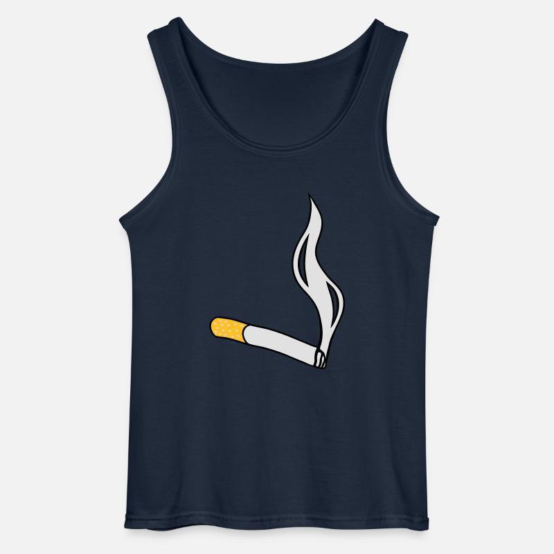 cigarette - Gildan Männer Tank Top - Navy