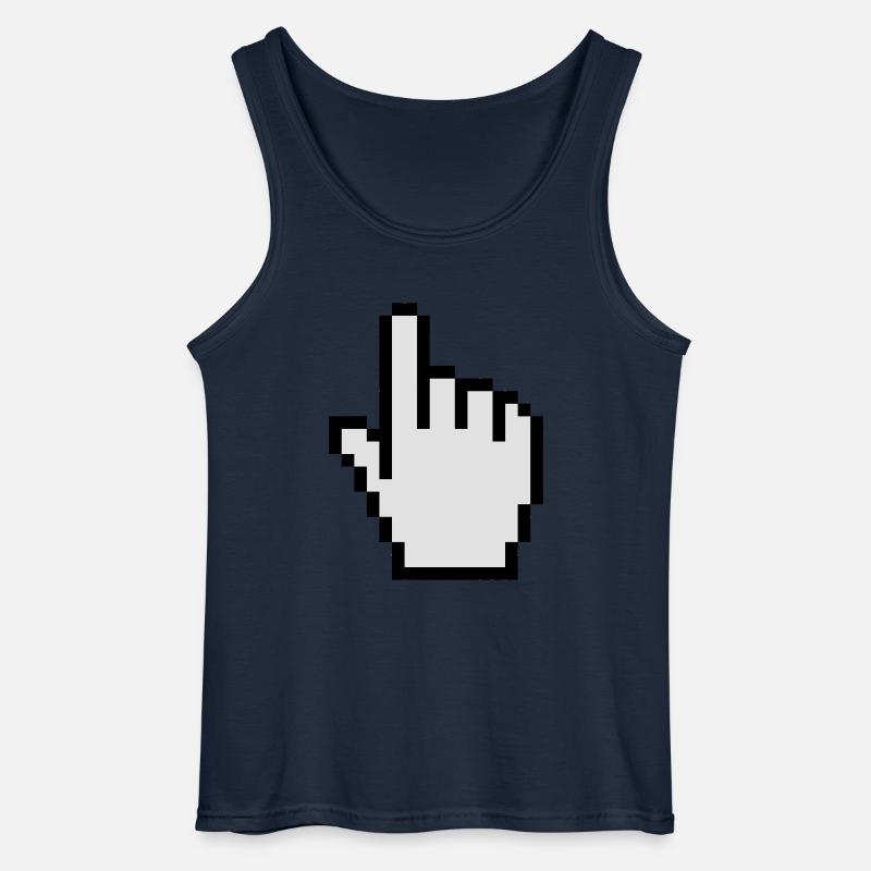 Mouse pointer - Gildan Men’s Tank Top - navy