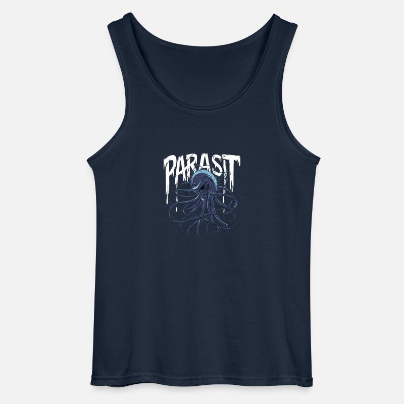 Parasit - Gildan Männer Tank Top - Navy