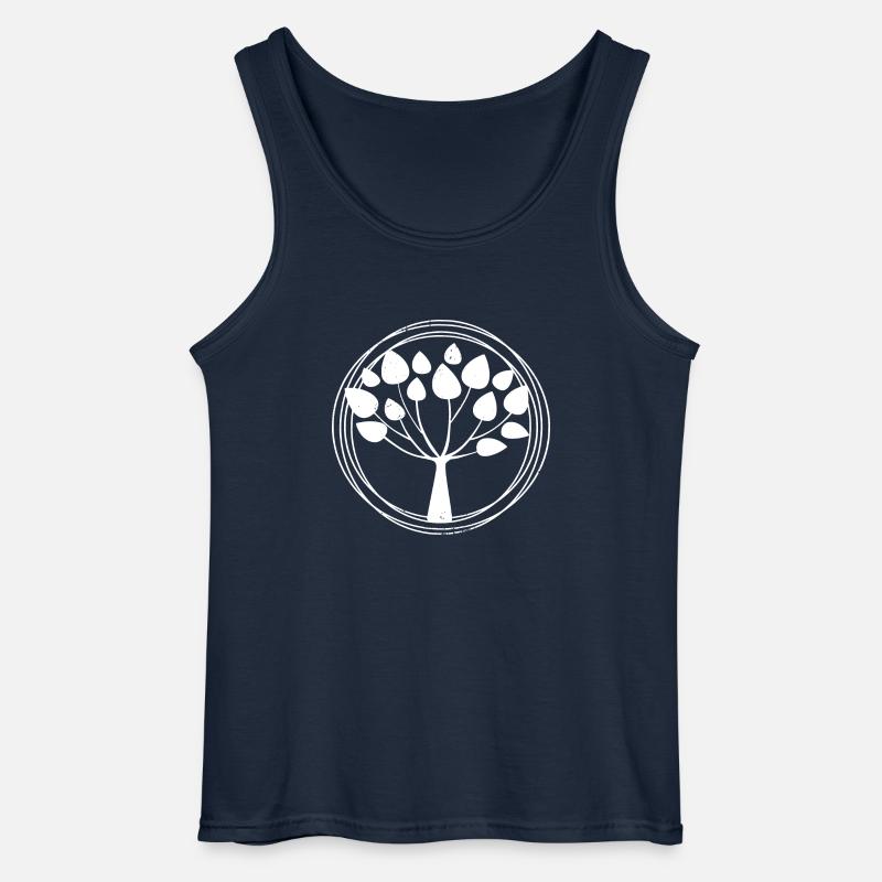 Baum - Gildan Männer Tank Top - Navy