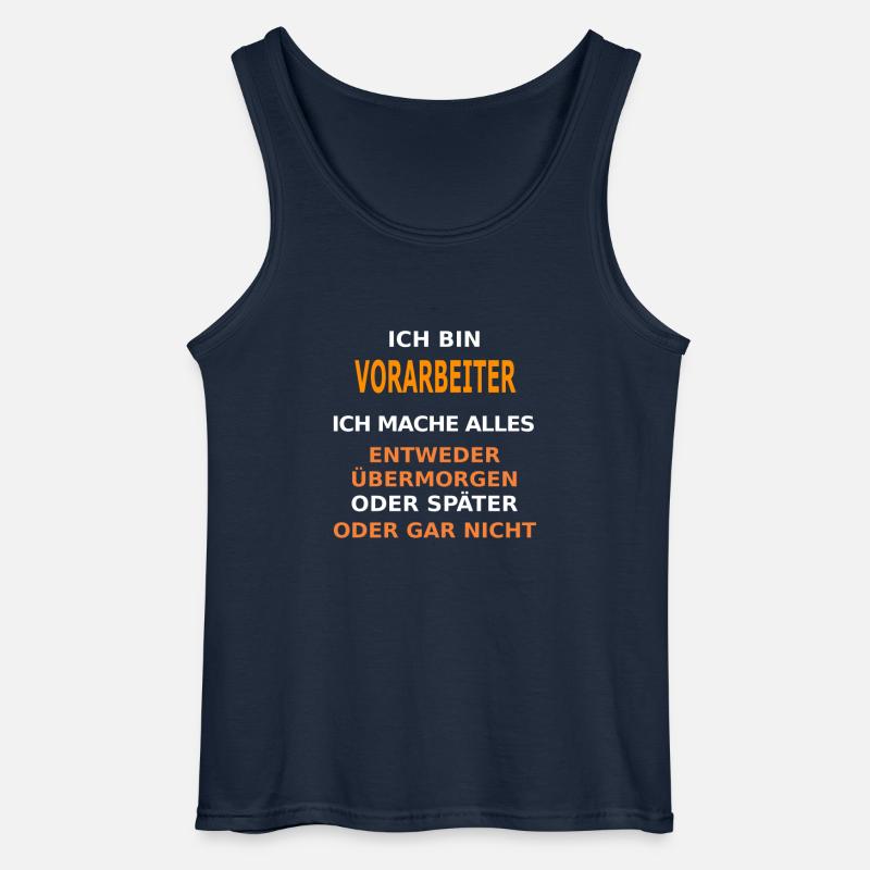 vorarbeiter - Gildan Männer Tank Top - Navy