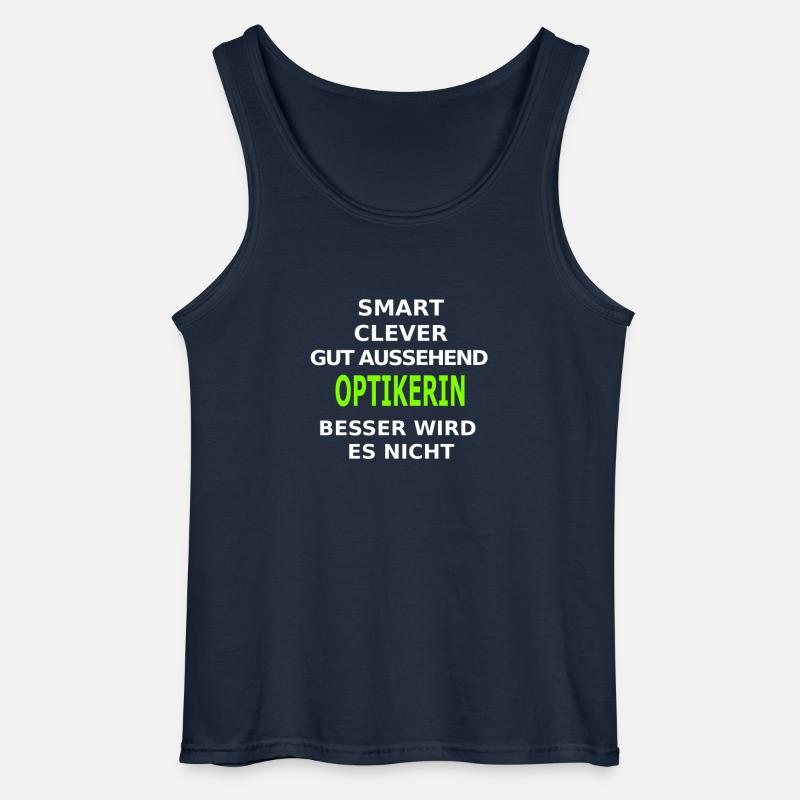 optikerin - Gildan Männer Tank Top - Navy
