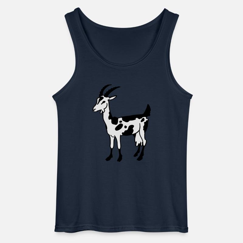 Goat - Gildan Men’s Tank Top - navy