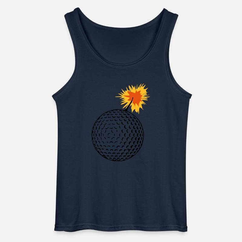 golfbombe - Gildan Männer Tank Top - Navy