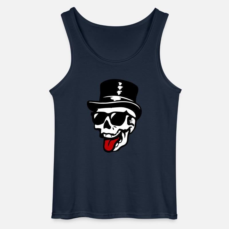 Bräutigam Skelett - Gildan Männer Tank Top - Navy