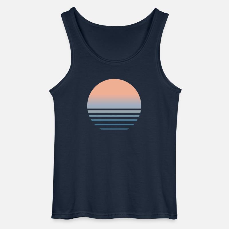 SONNE - Gildan Männer Tank Top - Navy