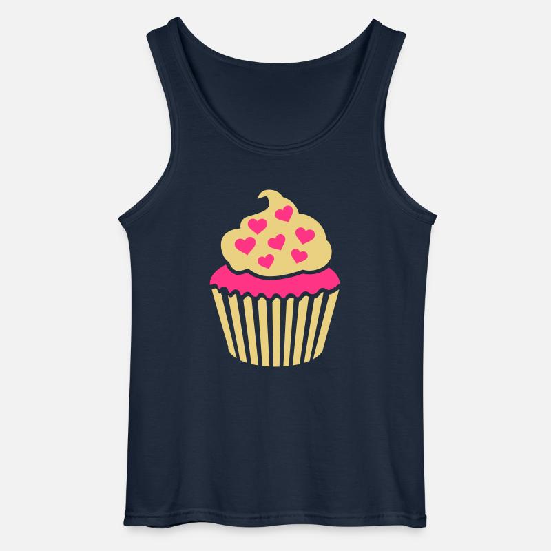 Cupcake - Gildan Männer Tank Top - Navy