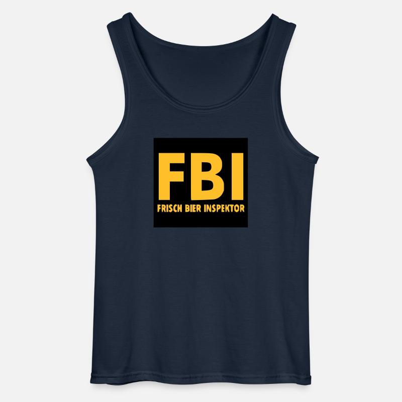 FBI - Gildan Männer Tank Top - Navy