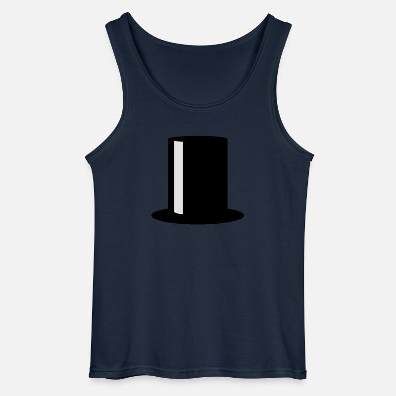 Top Hat - Gildan Männer Tank Top - Navy
