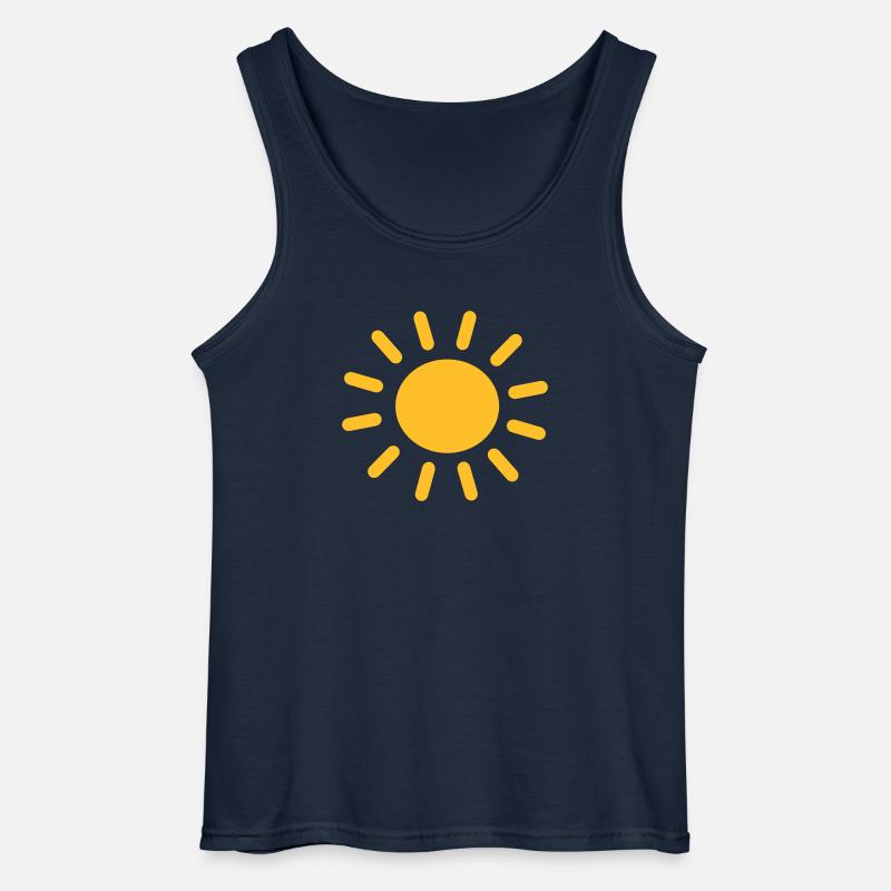 Sonne - Gildan Männer Tank Top - Navy