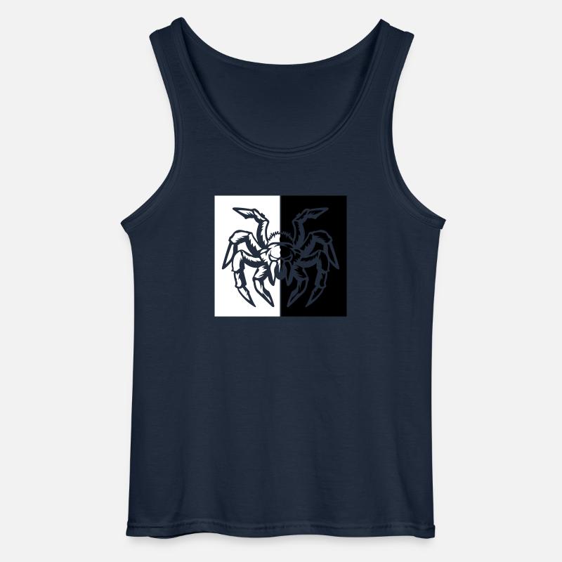 spinne spider - Gildan Männer Tank Top - Navy