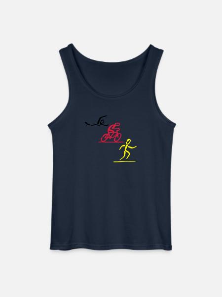triatlon - Gildan Men’s Tank Top - navy