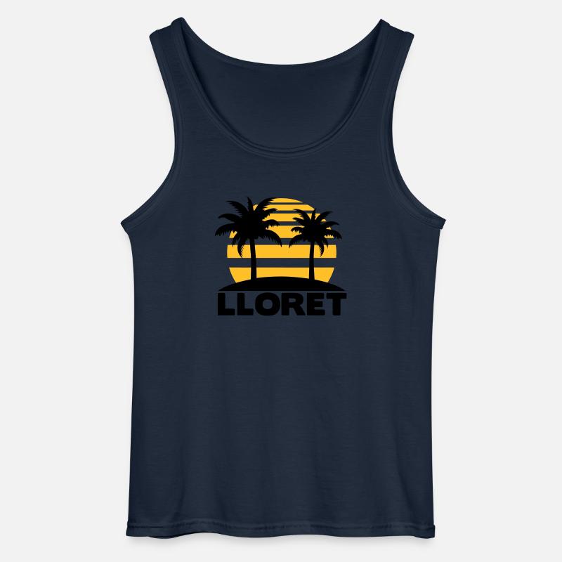 Lloret de mar - Gildan Männer Tank Top - Navy