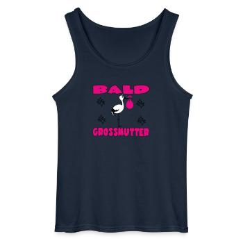 KAHLE GROSSMUTTER - Gildan Männer Tank Top - Navy - Vorne - AI Model Male 185 dark (185cm)