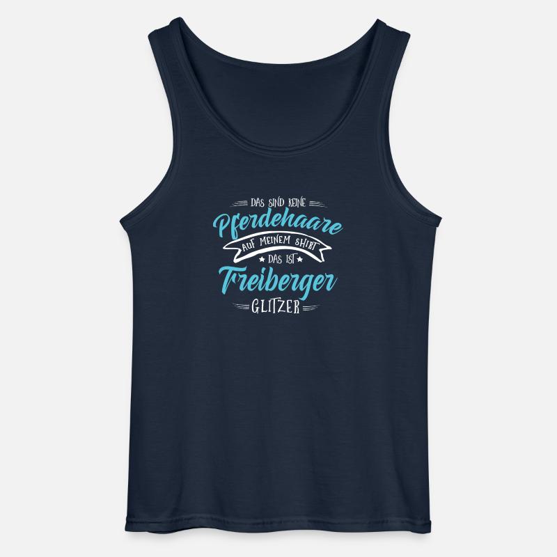 Freiberger Pferd - Gildan Männer Tank Top - Navy