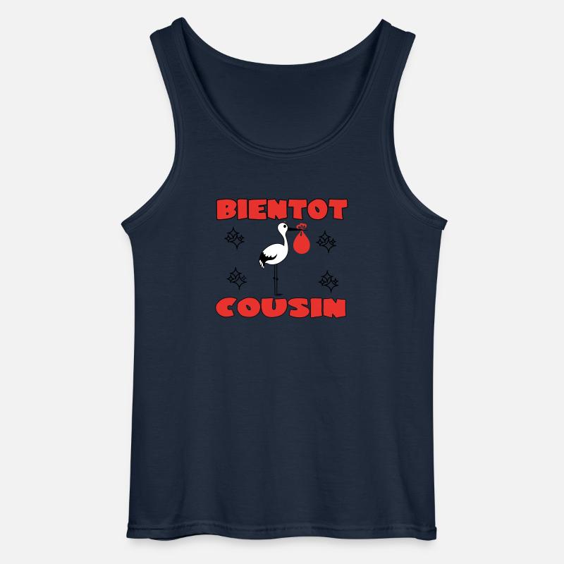 BALDIGER COUSIN - Gildan Männer Tank Top - Navy