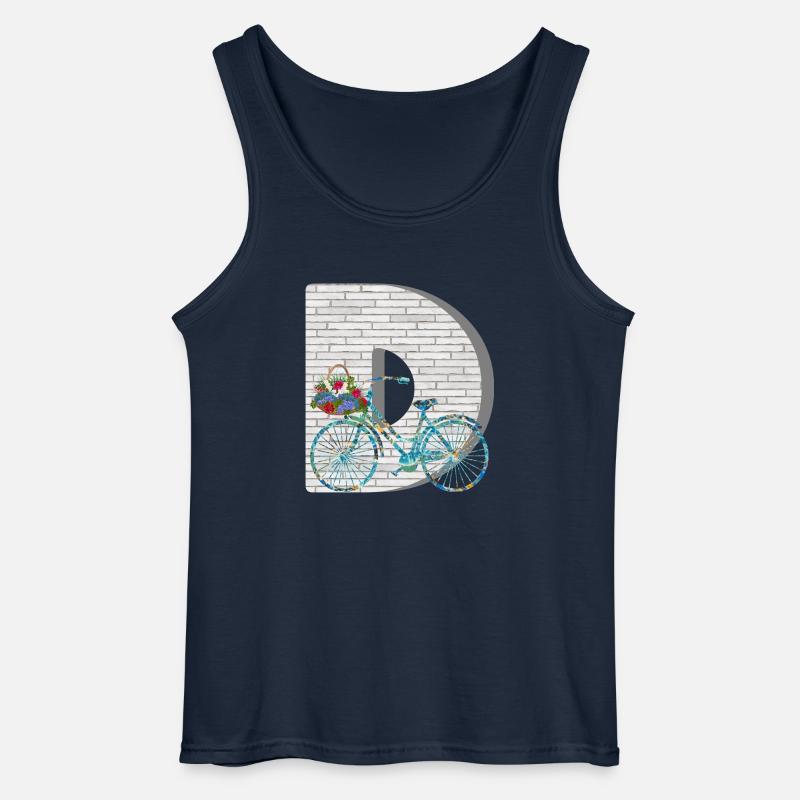 fahrrad e 100 d - Gildan Männer Tank Top - Navy