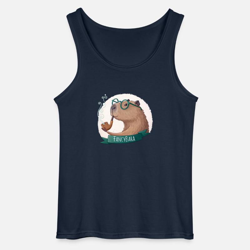 Fancybara-Logo – raffiniert & unvergesslich - Gildan Männer Tank Top - Navy