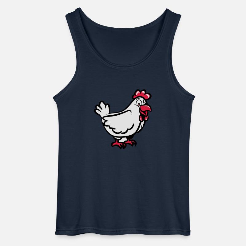Huhn süss - Gildan Männer Tank Top - Navy