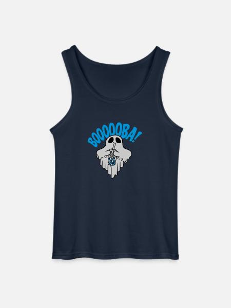 Booba Bubble Tea Spirit - Gildan Men’s Tank Top - navy