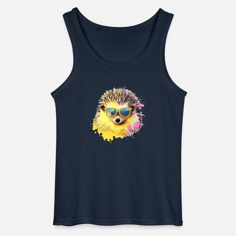 Zizo der Igel - Gildan Männer Tank Top - Navy