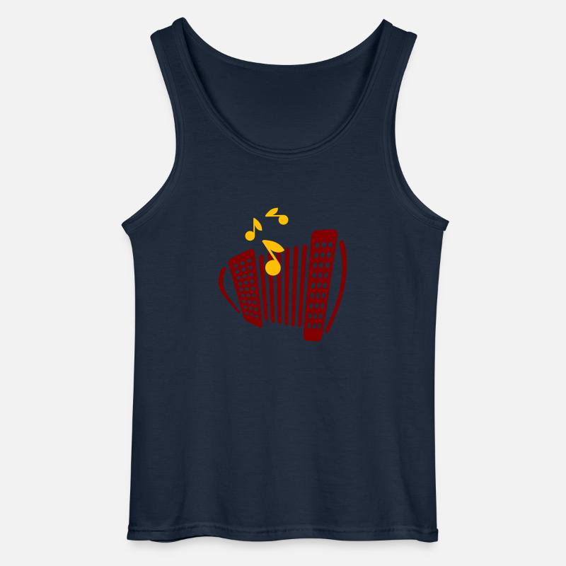 Harmonika - Gildan Männer Tank Top - Navy