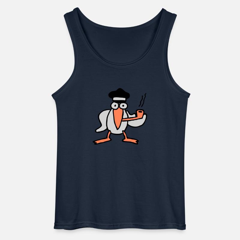 Kapitän Möwe - Gildan Männer Tank Top - Navy