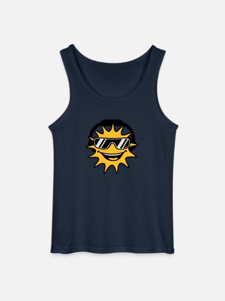 Cool Sun - Gildan Men’s Tank Top - navy