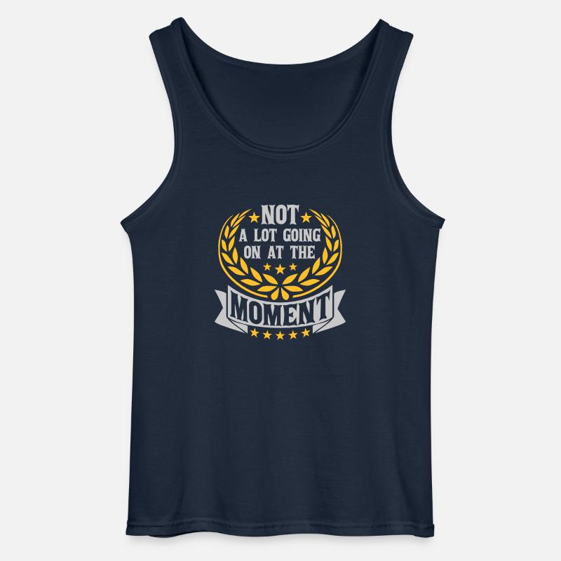Not much going on - Gildan Männer Tank Top - Navy