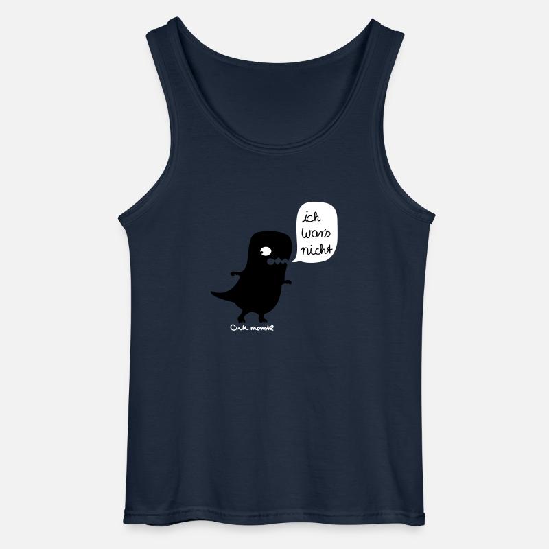 Ich wars nicht Dino - Gildan Männer Tank Top - Navy